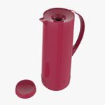 Garrafa_Térmica_Sonetto_Ampola_Vidro_Tampa_Rosca_Plástico_Vermelha_1l_Ref.9000000317_Soprano