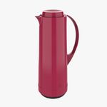 Garrafa_Térmica_Sonetto_Ampola_Vidro_Tampa_Rosca_Plástico_Vermelha_1l_Ref.9000000317_Soprano