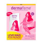 Kit_Sabonete_Íntimo_2em1_Dermafeme_Floral_2_Unidades_200ml_Ref.100494_Cimed