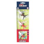 Mini_Air_Bus_Com_3_Mini_Aviões_de_Fricção_Ref.5600_Braskit_Brinquedos