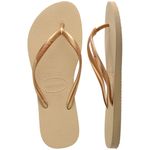 Chinelo_Slim_Areia_/_Dourado_Claro_37/38_Ref.40000302719378_Havaianas