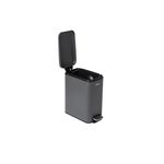 Lixeira_Com_Pedal_E_Balde_Matte_5_Litros_Ref.3069101_Brinox