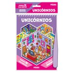 Livro_Cenário_3d_Unicórnios_Com_Adesivos_Ref.22480_Ciranda