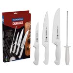Jogo_de_Facas_Para_Churrasco_Em_Aço_Inox_Com_Cabo_Polipropileno_Branco_4_Peças_Ref.24699825_Tramontina