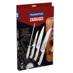 Jogo_de_Facas_Para_Churrasco_Em_Aço_Inox_Com_Cabo_Polipropileno_Branco_4_Peças_Ref.24699825_Tramontina