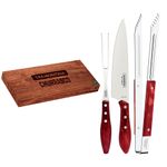 Jogo_Para_Churrasco_Com_Lâminas_Em_Aço_Inox_E_Cabos_de_Madeira_Tratada_Polywood_Vermelho_03_Peças_Ref.29899264_Tramontina