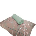 Jogo_Cama_Solteiro_Doce_Vida_Plus_Ouro_Preto_Verde_Topázio_2_Peças_88x188x30cm_Ref.0310308OPVDT_Portallar