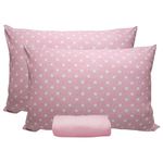 Jogo_Cama_Casal_Doce_Vida_Plus_Ilhabela_Rosa_Star_3_Peças_138x188x30cm_Ref.0310309RST_Portallar