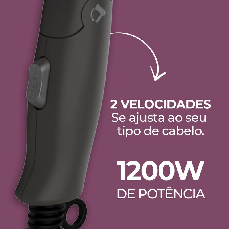 Secador_de_Cabelos_de_Viagem_Plié_Sec190_Bivolt_Ref.SEC190BIV_Cadence