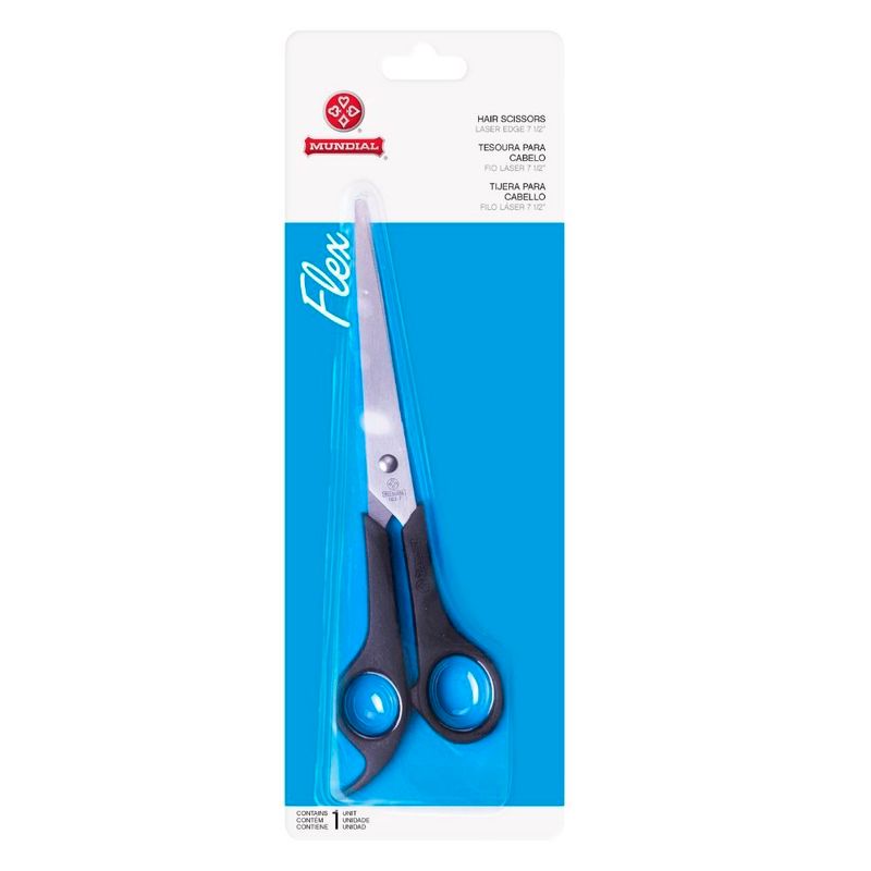 Tesoura_Para_Cabelo_Aço_Inox_Fio_Laser_Flex_163-7_17,8cm_Ref.BC16373000099_Mundial