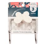 Gancho_Duplo_de_Parede_Decorativo_Formatos_Sortidos_Ferro_e_Plástico_7,5x4x3,5cm_LM1981/_LM1981AMB_-_honeyhome