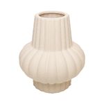 Vaso_Cerâmica_Pilar_Ondulado_Branco_20x20x22,5cm_Ref.62076_Wolff