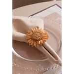 Kit_4_Anéis_Para_Guardanapos_Flor_do_Sol_Bege_Metal_Ref.62193_Wolff