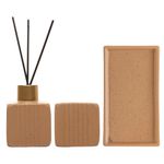 Conjunto_Difusor_Com_Porta_Vela_E_Bandeja_Slate_Cerâmica_Marrom_Ref.222576_Lyor