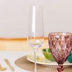 Taça_Para_Champanhe_Cristal_Ecológico_Petra_Martelado_Com_Fio_de_Ouro_300ml_Ref.802850_Lyor