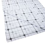 Jogo_Cama_Queen_Percal_Delicato_Quadrati_Luminosi_Cinza_160_Fios_4_Peças_Ref.0450006CZ_Portallar