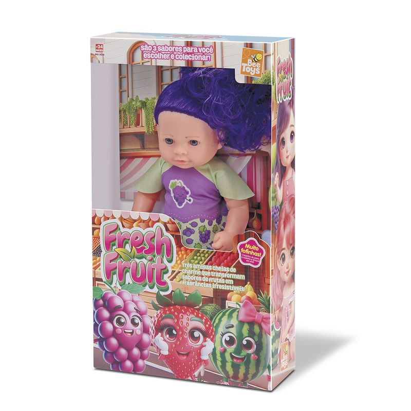 Boneca_Fresh_Fruit_Sortida_Melância,_Morango_ou_Uva_1078_-_Bee_Toys