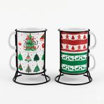 Conjunto_Xícara_de_Chá_Hotel_Empilhável_Faixa_Natal_Sortida_200ml_Ref.D66200_Terramada