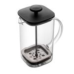 Cafeteira_Prensa_Francesa_Quadratta_Vidro_E_Tampa_Plástico_Preta_700ml_Ref.220123_Lyor