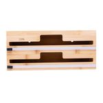 Suporte_de_Parede_de_Bambu_2_Em_1_Para_Papel_Alumínio_E_Plástico_Filme_Ref.220227_Lyor