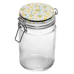 Pote_Hermético_Vidro_Com_Clipe_Metal_Estampa_Limões_Siciliano_710ml_Ref.222724_Lyor