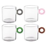 Jogo_Mini_Caneca_Boro_Alça_Color_100ml_Com_4_Peças_Ref.31870_Tuut