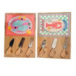 Jogo_Facas_Para_Queijo_E_Tábua_Ceramica_Sortido_4_Peças_Ref.34721_Tuut