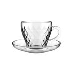 Conjunto_6_Xícaras_Para_Café_Com_Pires_Vidro_90ml_Ref.9098_Plasvale
