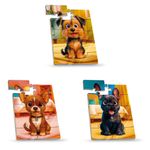 Mini_Quebra-cabeça_Filhotes_Madeira_Sortido_Ref.811087_Pais_&_Filhos