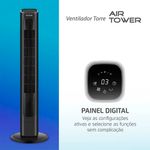Ventilador_de_Torre_Air_Tower_Preto_45w_220v_Ref.VTR01B220_Mondial