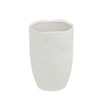 Vaso_Cerâmica_Branco_18,5x19cm_Ref.550118_Espressione