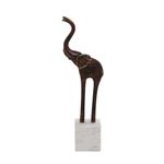 Elefante_Decorativo_Alumínio_E_Mármore_Médio_Bronze_196x12x8cm_Ref.786004_Espressione