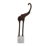 Elefante_Decorativo_Alumínio_E_Mármore_Grande_Bronze_2,06x16x8cm_Ref.786003_Espressione