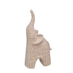 Elefante_Decorativo_Resina_Médio_Areia_23x10x5cm_Ref.843042_Espressione