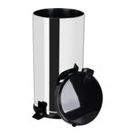 Lixeira_Com_Pedal_Aço_Inox_Tampa_Polipropileno_Preto_20_Litros_Ref.3478_Viel