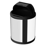 Lixeira_Para_Pia_Tampa_Retrátil_Inox_Preto_2,5_Litros_Ref.3572_Viel