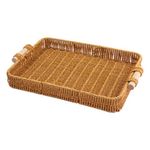 Bandeja_de_Servir_Retangular_M_Rattan_Sintético_Alças_de_Madeira_37,5x23,5x4,5cm_Ref.CB5098_Moment