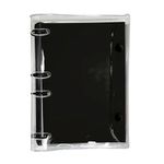 Fichário_Colegial_Fechamento_Em_Botão_Pvc_Cristal_All_Black_192_Folhas_Ref.2673PR_Dac