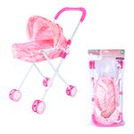 Carrinho_de_Boneca_Poliéster,_Metal_E_Pp_Rosa_Ref.LM4420_honeyhome