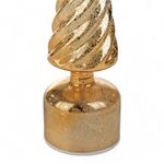 Árvore_de_Natal_Giratória_Com_Led_(3_Pilhas_Aa_Não_Inclusas)_Vidro_Dourado_30cm_Ref.1079926_Cromus
