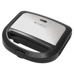 Sanduicheira_Elétrica_Toast_&_Grill_SAN615_Preta/Inox_750W_127V_SAN615127_-_Cadence