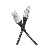 Cabo_Usb-a_Para_Usb-c_Em_Nylon_Preto_38w_1,2m_Ref.ESC05BK_Geonav
