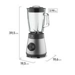 Liquidificador_Experience_1,5_Litros_Inox/preto_700w_Copo_de_Vidro_Tecnologia_Truflow_220v_Ref.EBS30220V_Electrolux