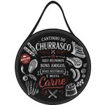 Jogo_de_Placas_Decorativas_Mdf_Redonda_Com_Corda_"cantinho_Churrasco"_Ref.JPL2307_Nsw