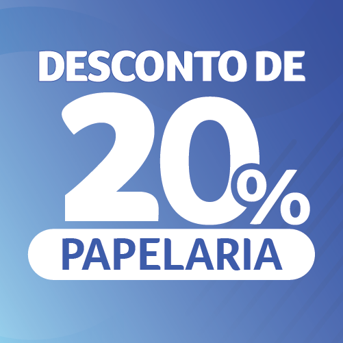 Papelaria com 20% OFF