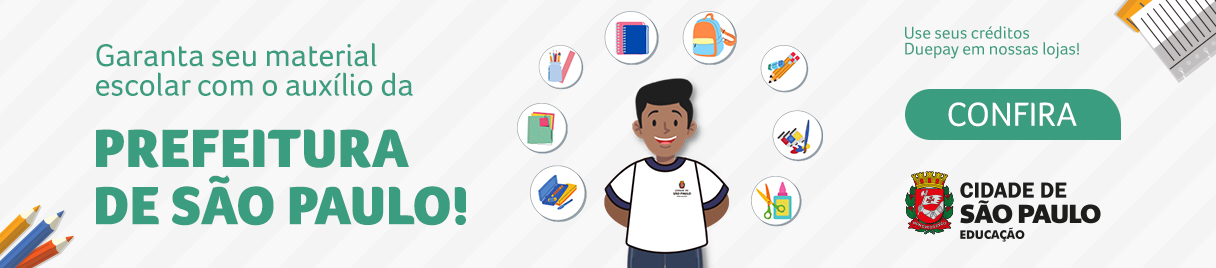 Kit Escolar com Auxílio da Prefeitura de São Paulo