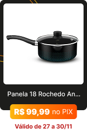 Panela 18 Rochedo Antiaderente Smart - Rochedo