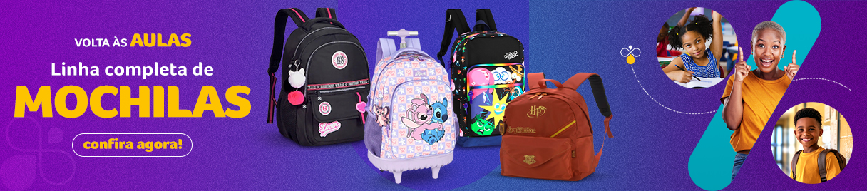 mochilas, bolsas e malas