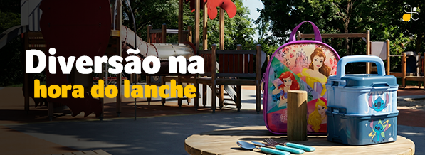 Diversão na hora do lanche
